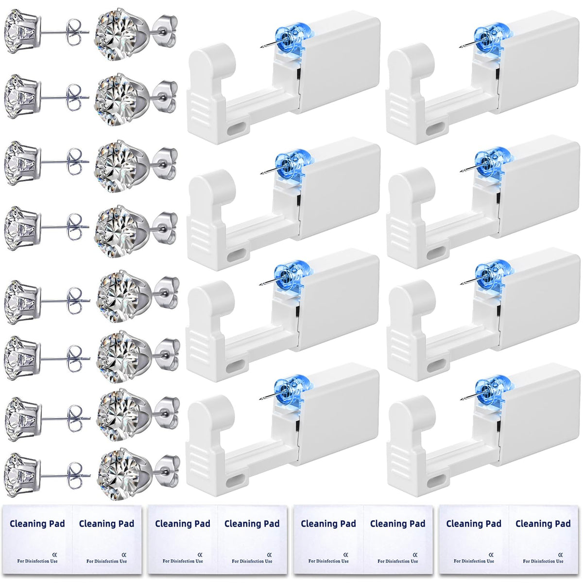 Novopiercing front packaging showing full 24-piece kit for quick identification and convenience