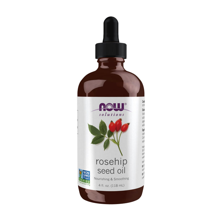 NOW Foods front bottle view showing clean packaging and 4 oz size benefit