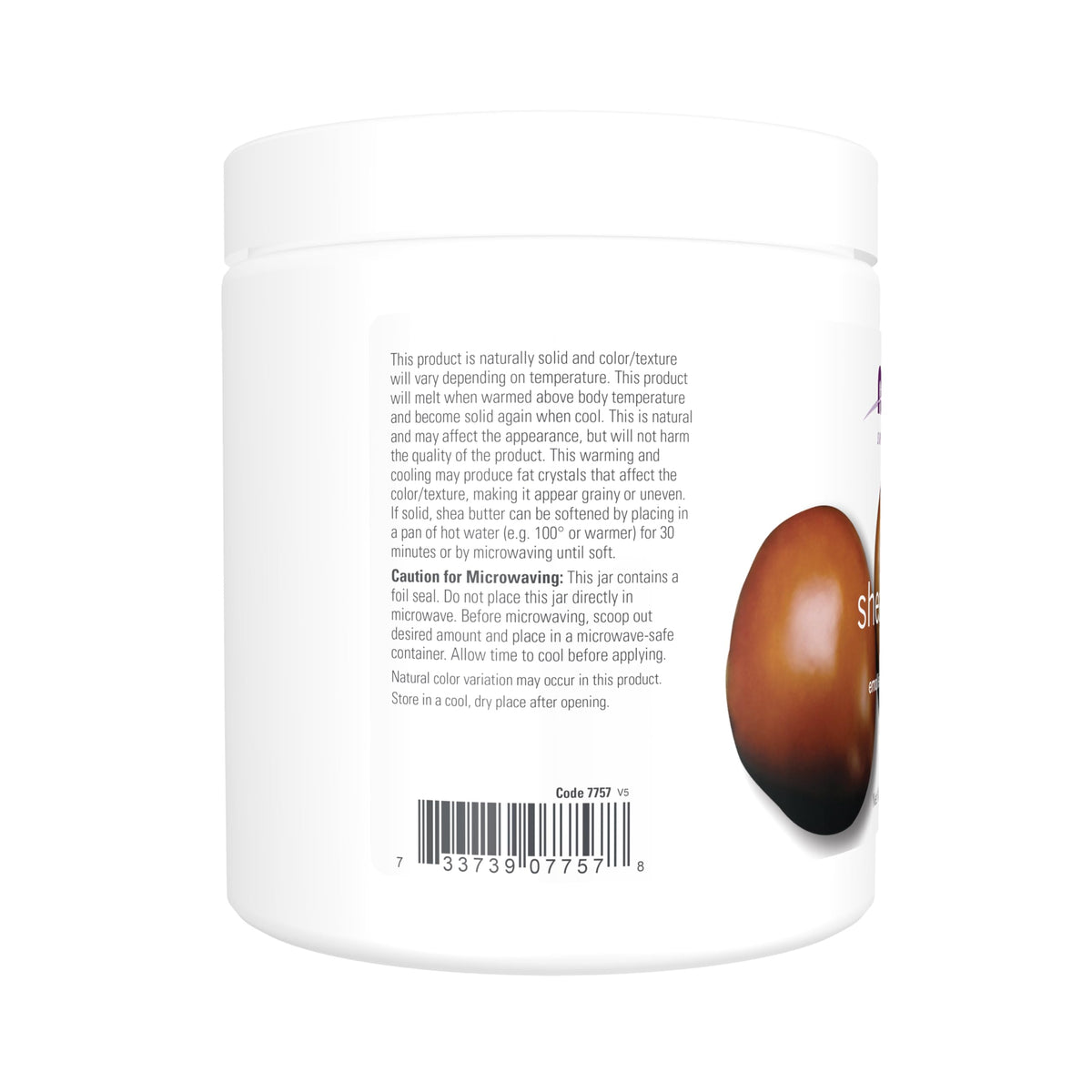 NOW Foods shea butter applied to elbow to soften rough skin benefit