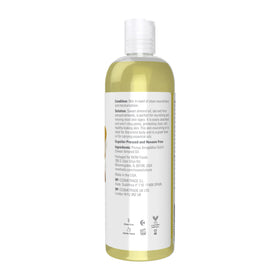 NOW Foods close-up oil drop highlighting smooth texture and quick absorption