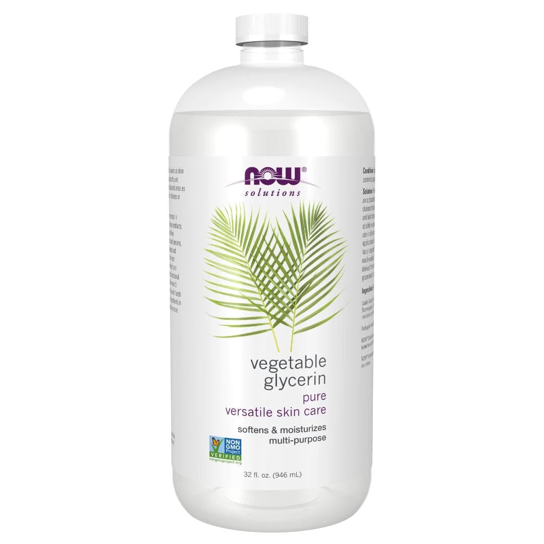 NOW Foods front bottle showing label and UV-protectant packaging for long shelf life