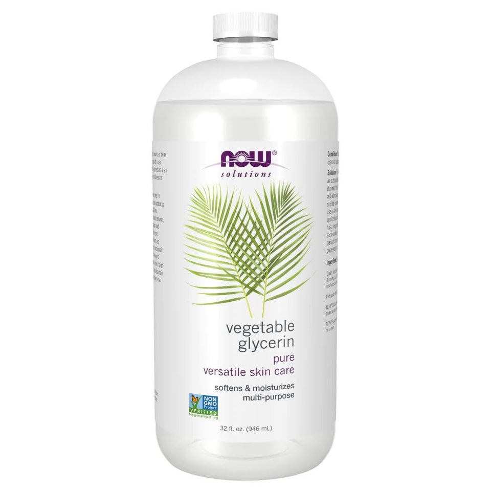 NOW Foods front bottle showing label and UV-protectant packaging for long shelf life
