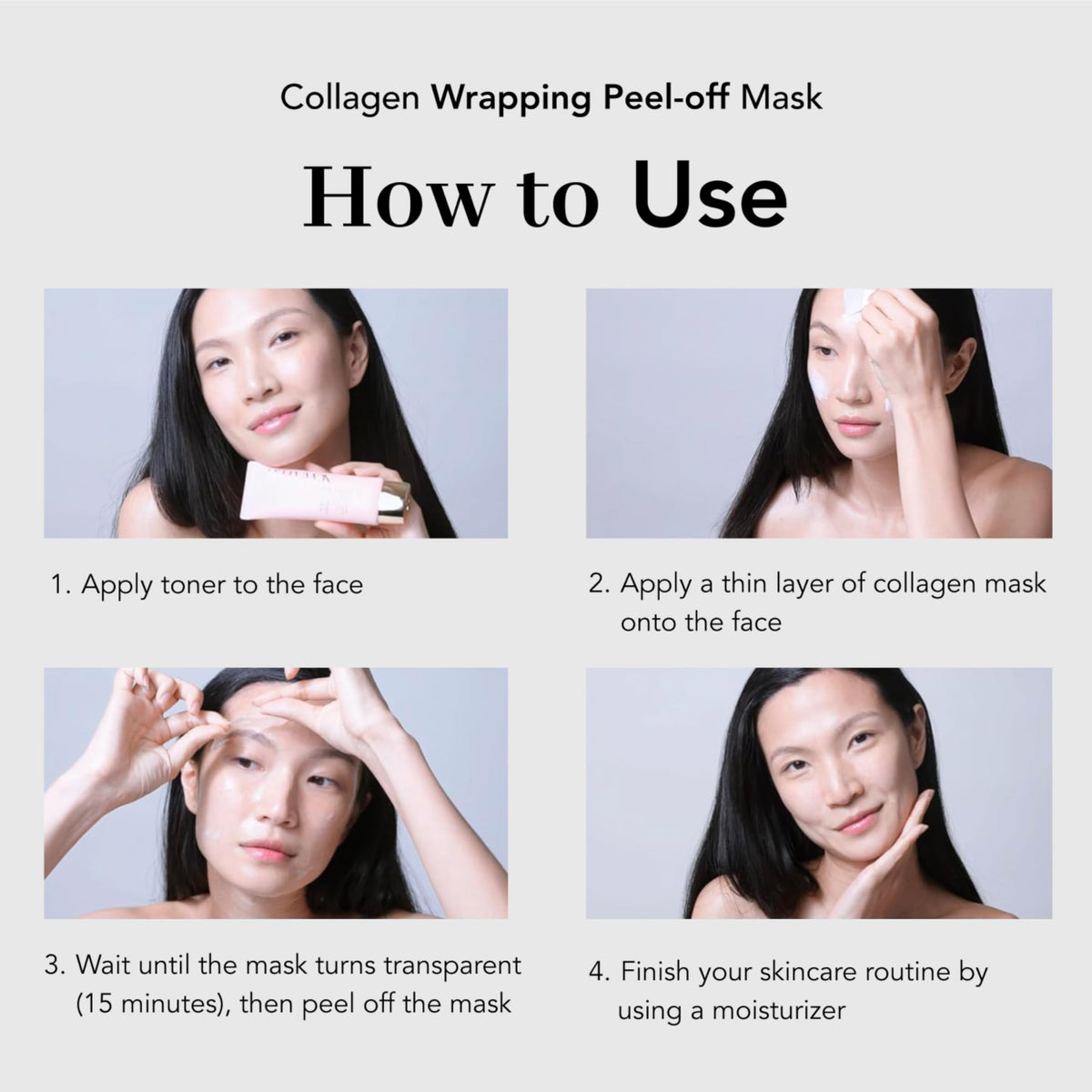 NOWATER before and after skin showing visible plumper result