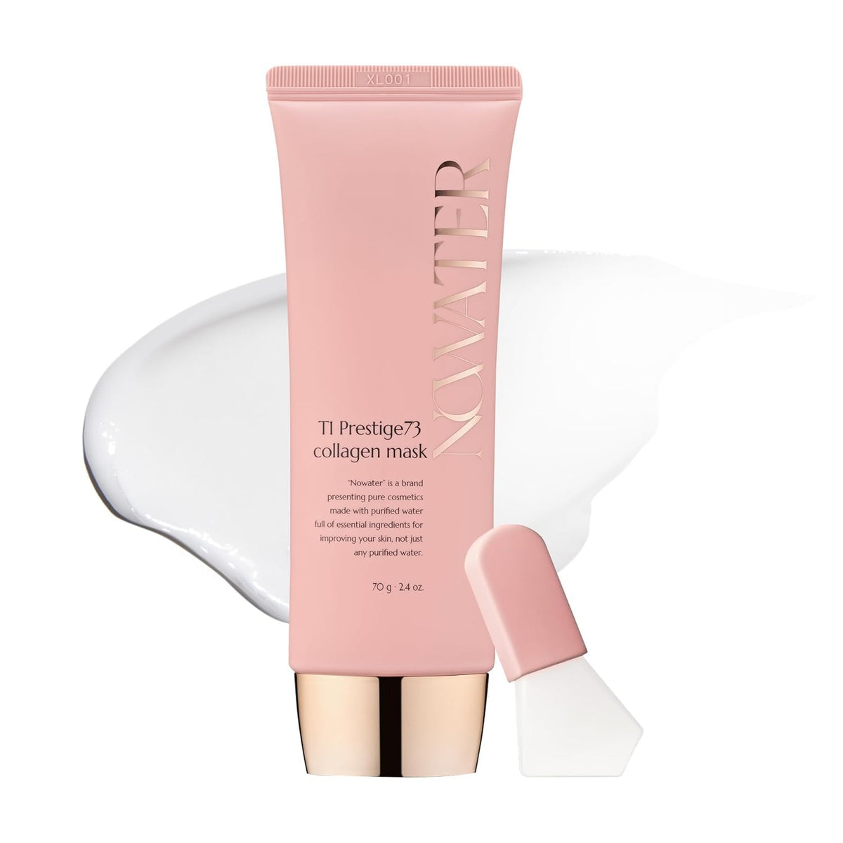 NOWATER front packaging showing tube and benefit of firming