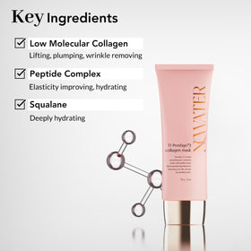 NOWATER mask applied in bathroom setting for nighttime routine benefit