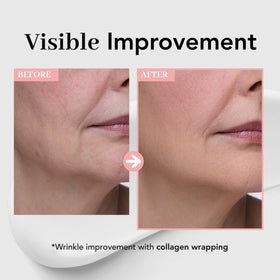 NOWATER peeled-off mask sheet demonstrating clean removal benefit