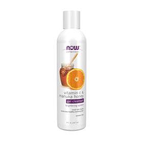 NOW Foods front packaging showing bottle and brightening claims for easy identification