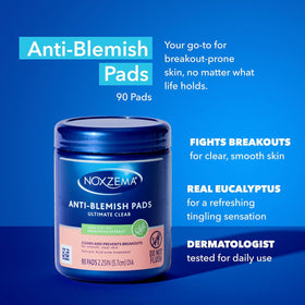 Noxzema in use hand applying cream for quick makeup removal benefit