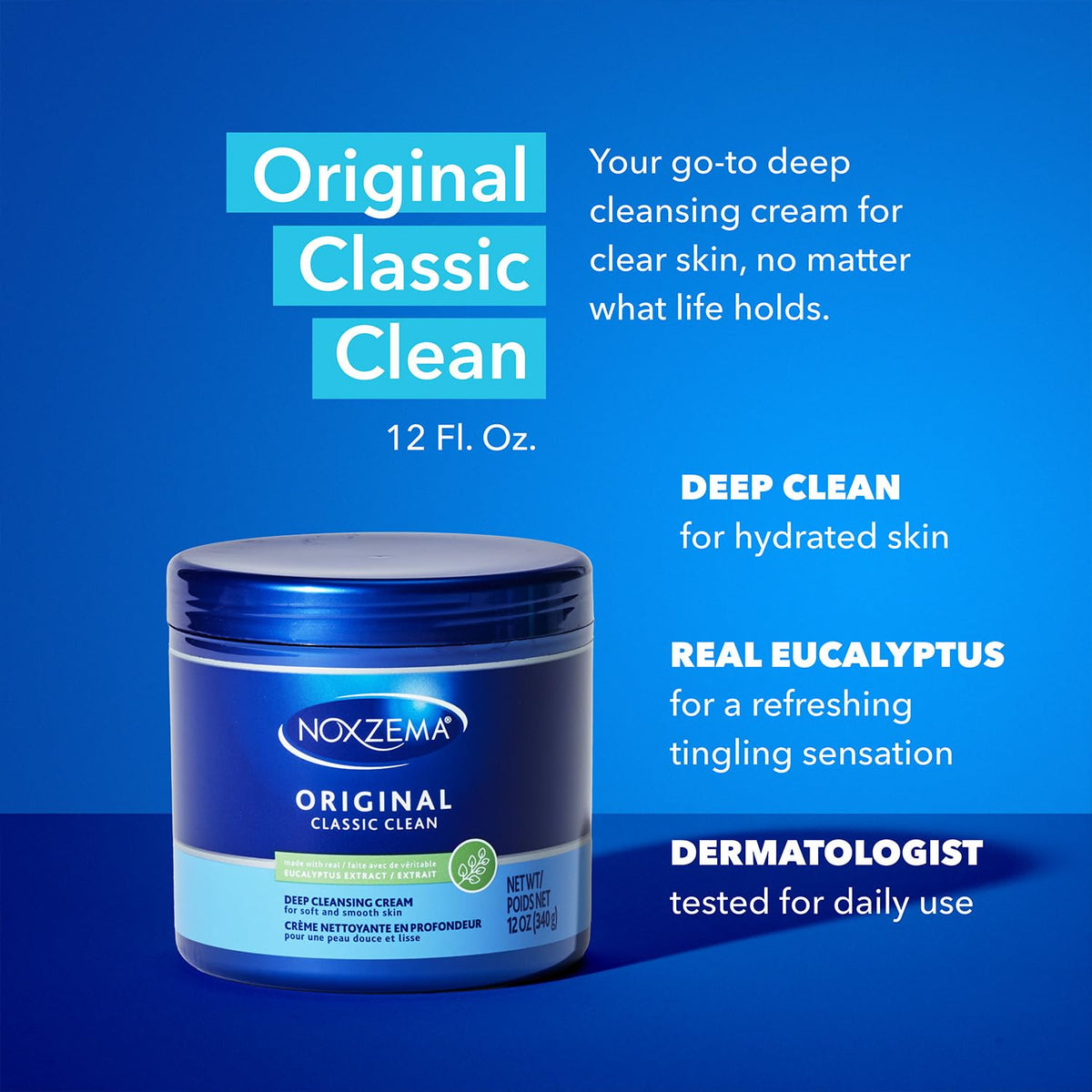 Noxzema jar on bathroom shelf suggesting everyday routine convenience