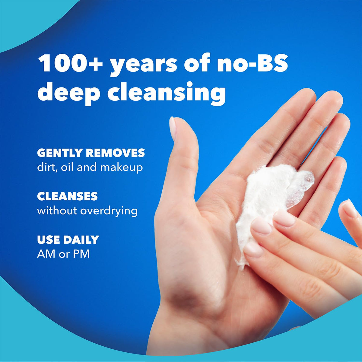 Noxzema tube on bathroom shelf illustrating easy grab-and-go benefit
