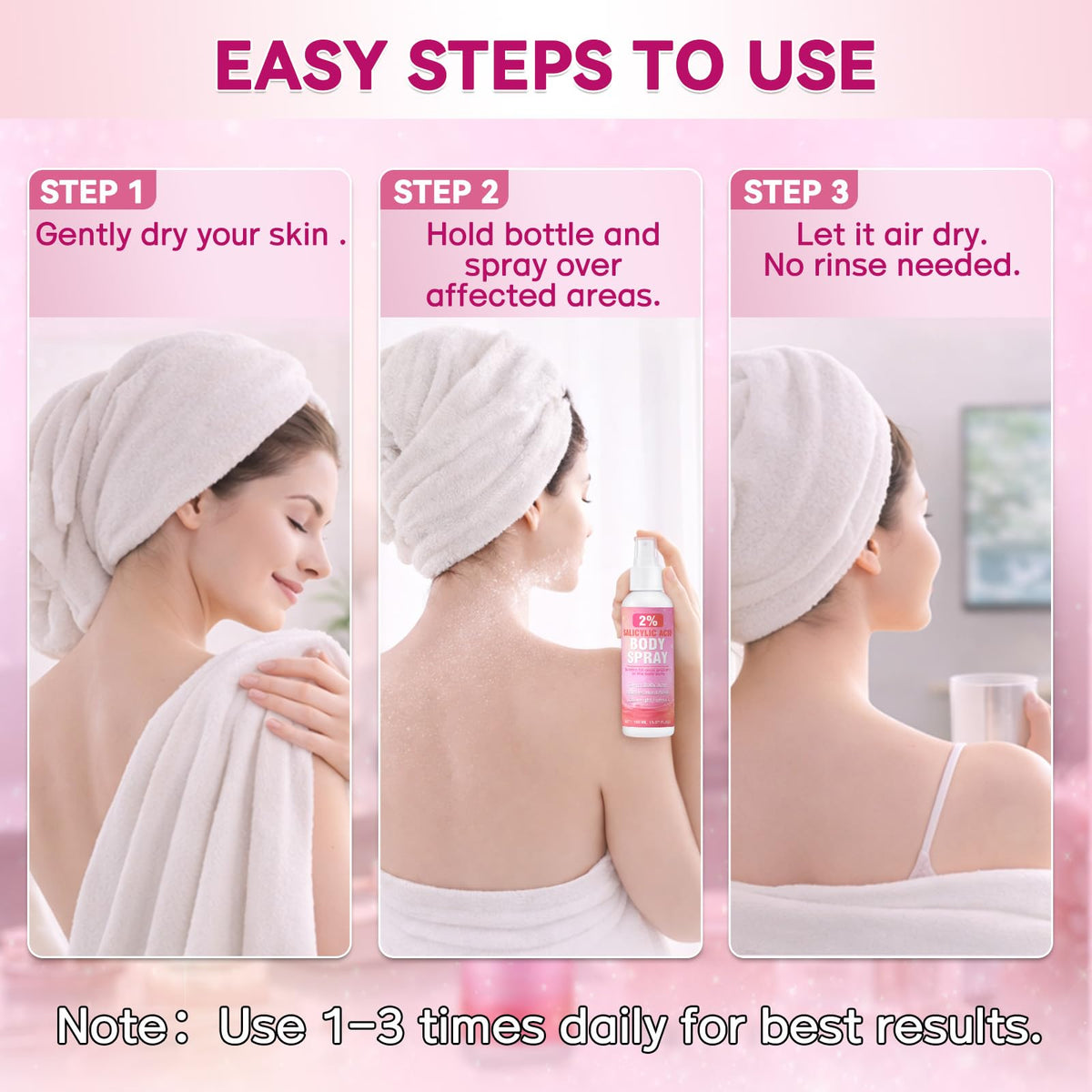 Nozerix followed by moisturizer on chest, supports balanced hydrated skin