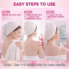 Nozerix followed by moisturizer on chest, supports balanced hydrated skin