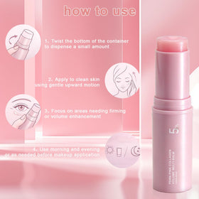 NRAEC using balm on neck in lifestyle scene, supports firmer look