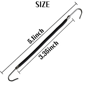 NSBELL metal hook close-up with smooth edges, showing secure snag-free fastening benefit