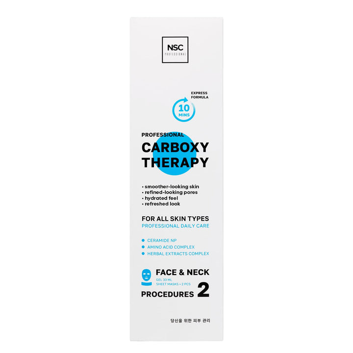 NSC front packaging showing set of two masks and benefits
