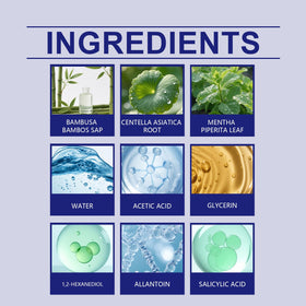 NTYNLe botanical ingredients display highlighting natural hydration benefits