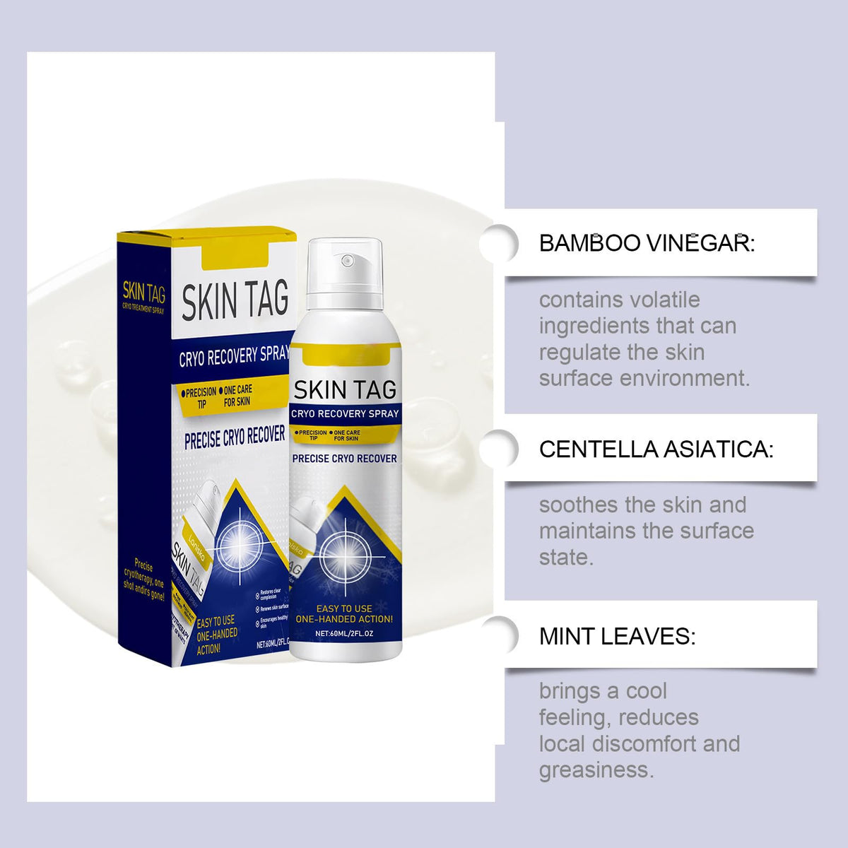 NTYNLe texture drops on skin showing lightweight, fast-absorbing serum