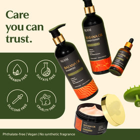 Nuani ingredients label close-up showing botanicals and clean formula transparency