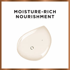 Nubian Heritage raw shea butter jar beside bottle showing nourishing ingredient benefits