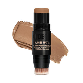 Nudestix front tin view showing compact travel-ready design and convenience