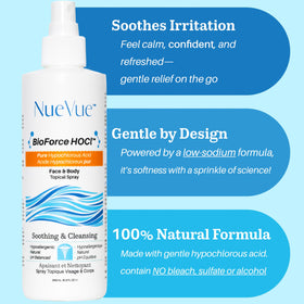 NueVue mist closeup demonstrating fine micro‑mist for even coverage
