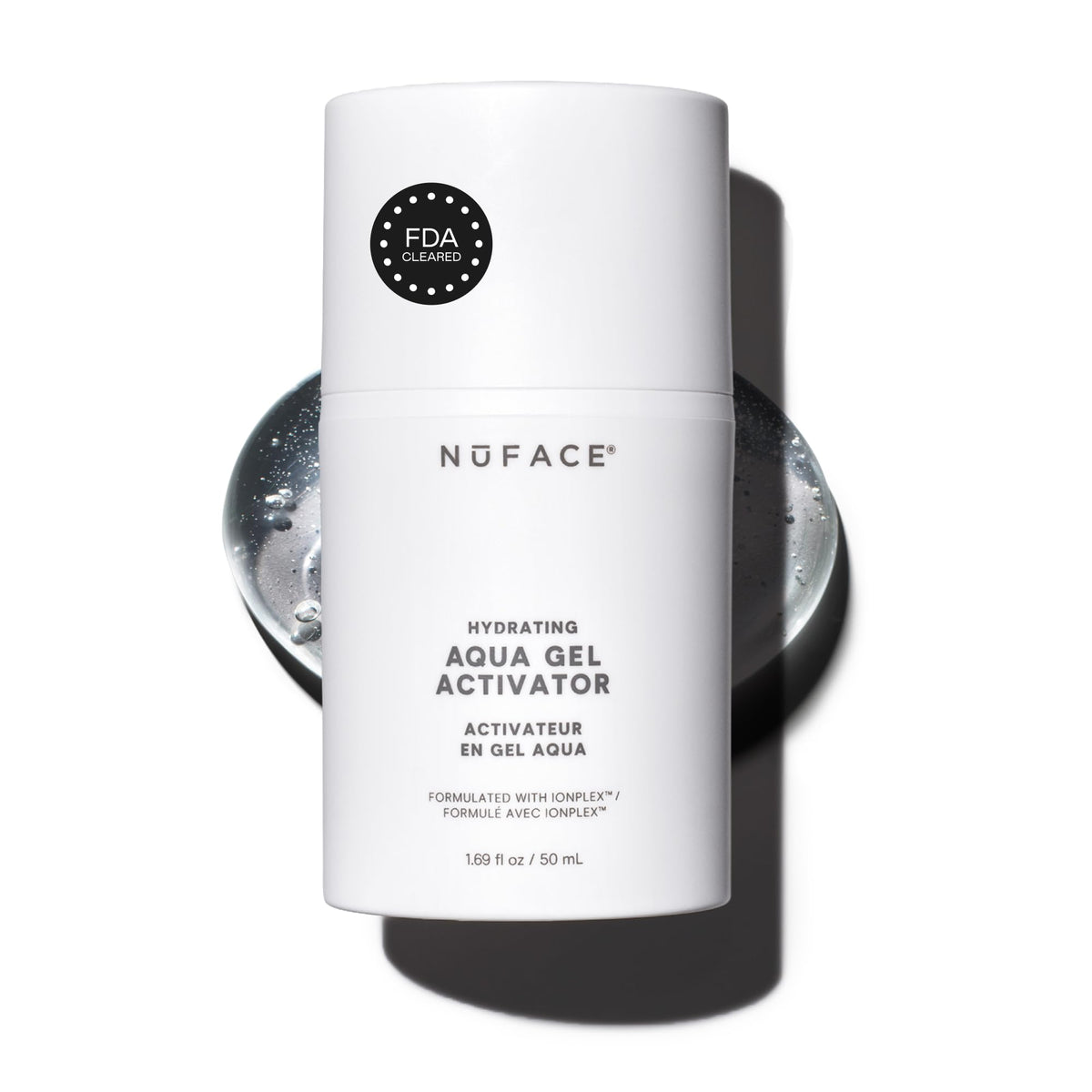 NuFACE front packaging showing product and benefit of reliable conductivity