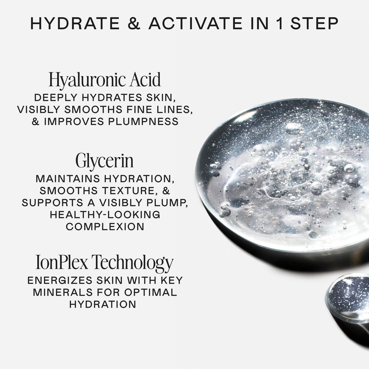 NuFACE open tube with gel dispensed illustrating easy-to-use application benefit