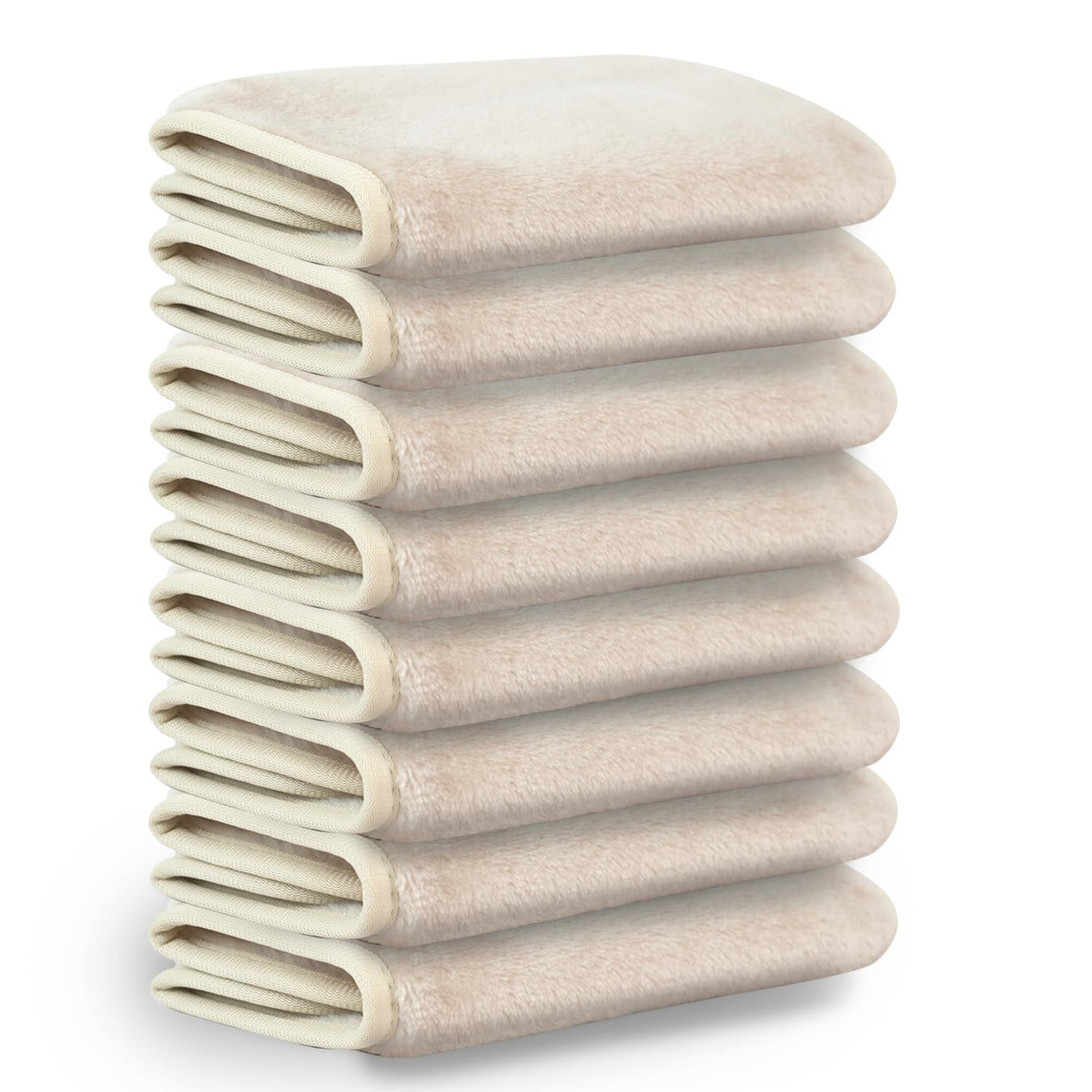 NUGILLA front packaging view showing 8 reusable makeup cloths and benefits