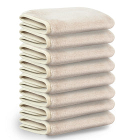 NUGILLA front packaging view showing 8 reusable makeup cloths and benefits