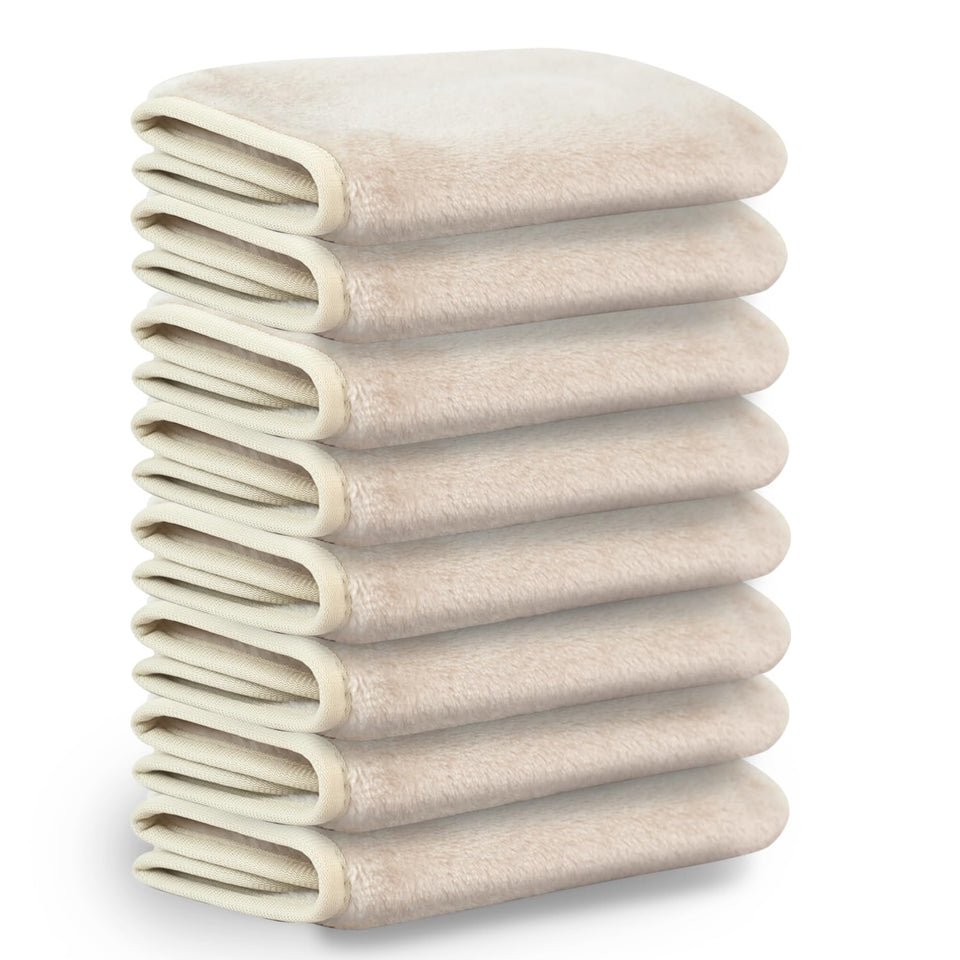 NUGILLA front packaging view showing 8 reusable makeup cloths and benefits