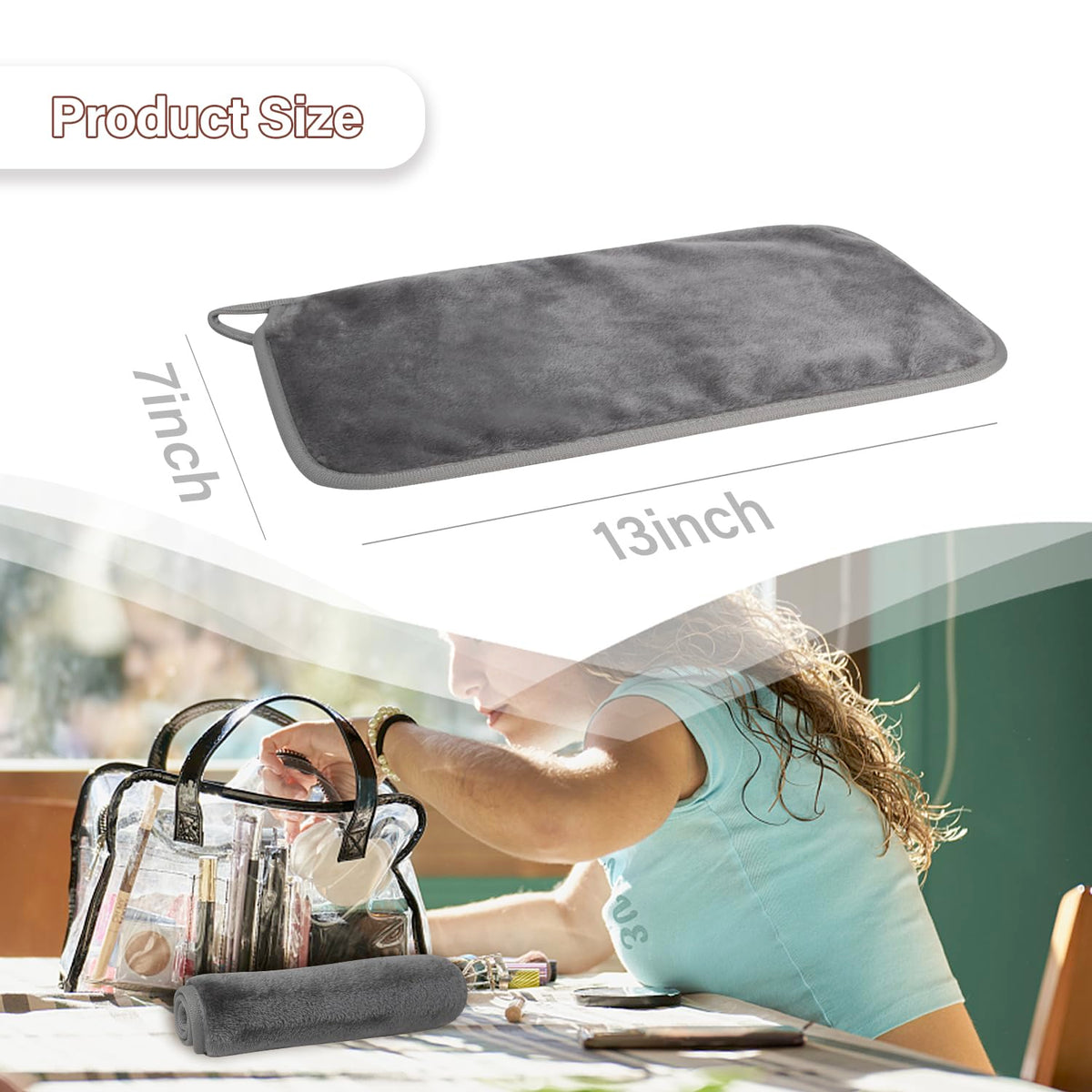 NUGILLA hanging loop detail for quick drying and convenient storage