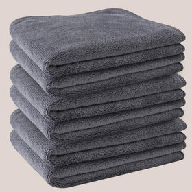 NUGILLA cloths on bathroom vanity illustrating travel convenience