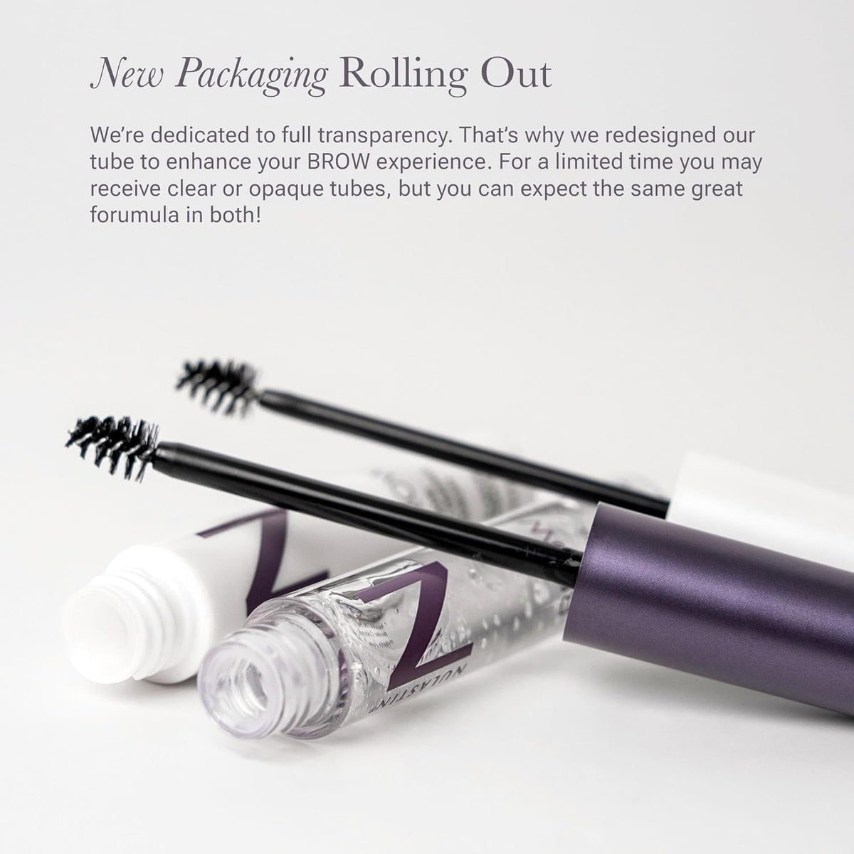 NULASTIN application demo on eyebrow illustrating precise shaping benefit