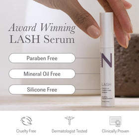 NULASTIN close-up applicator tip delivering precise lash-line application and control