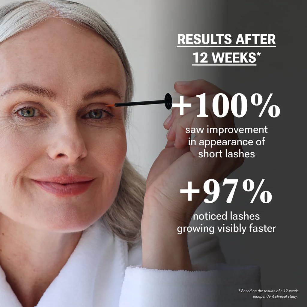 NULASTIN applying serum to upper lash line demonstrating correct placement and ease