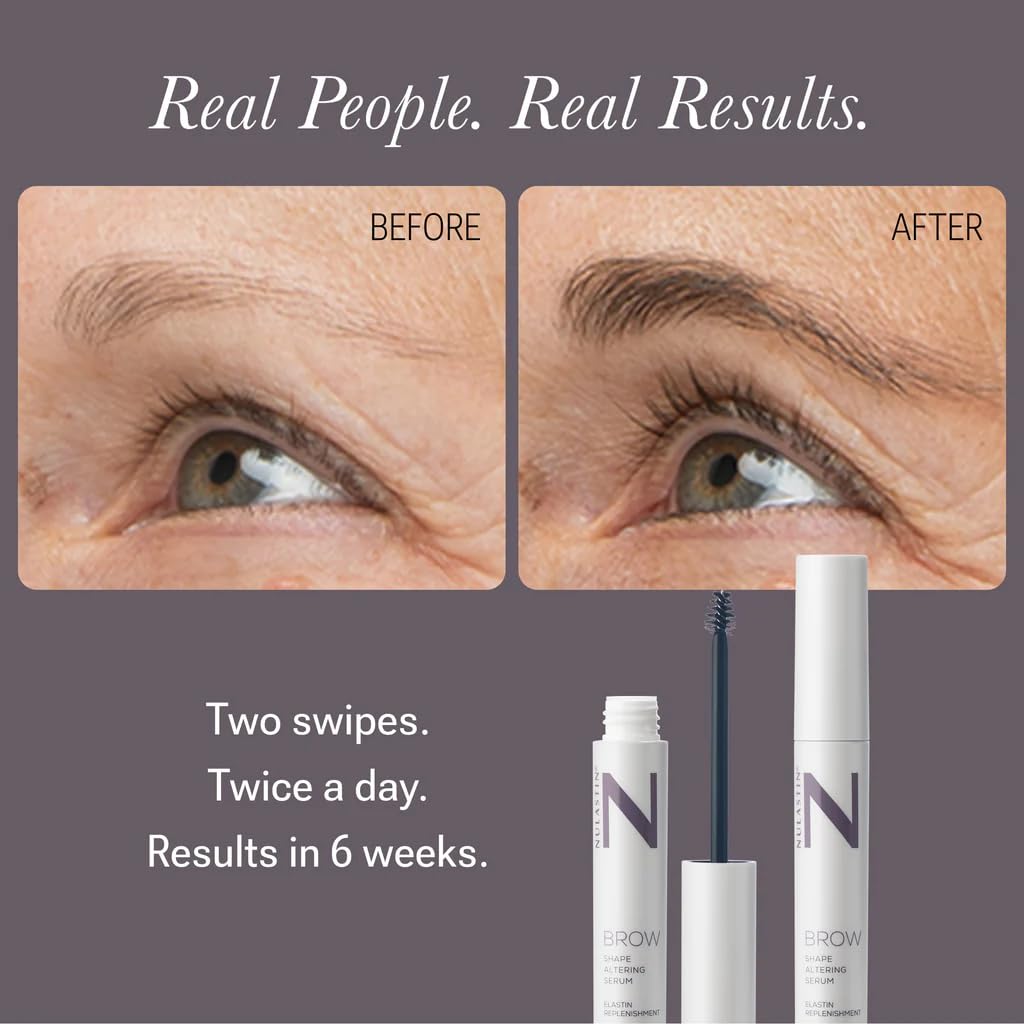 NULASTIN applicator brush closeup for precise brow shaping benefit