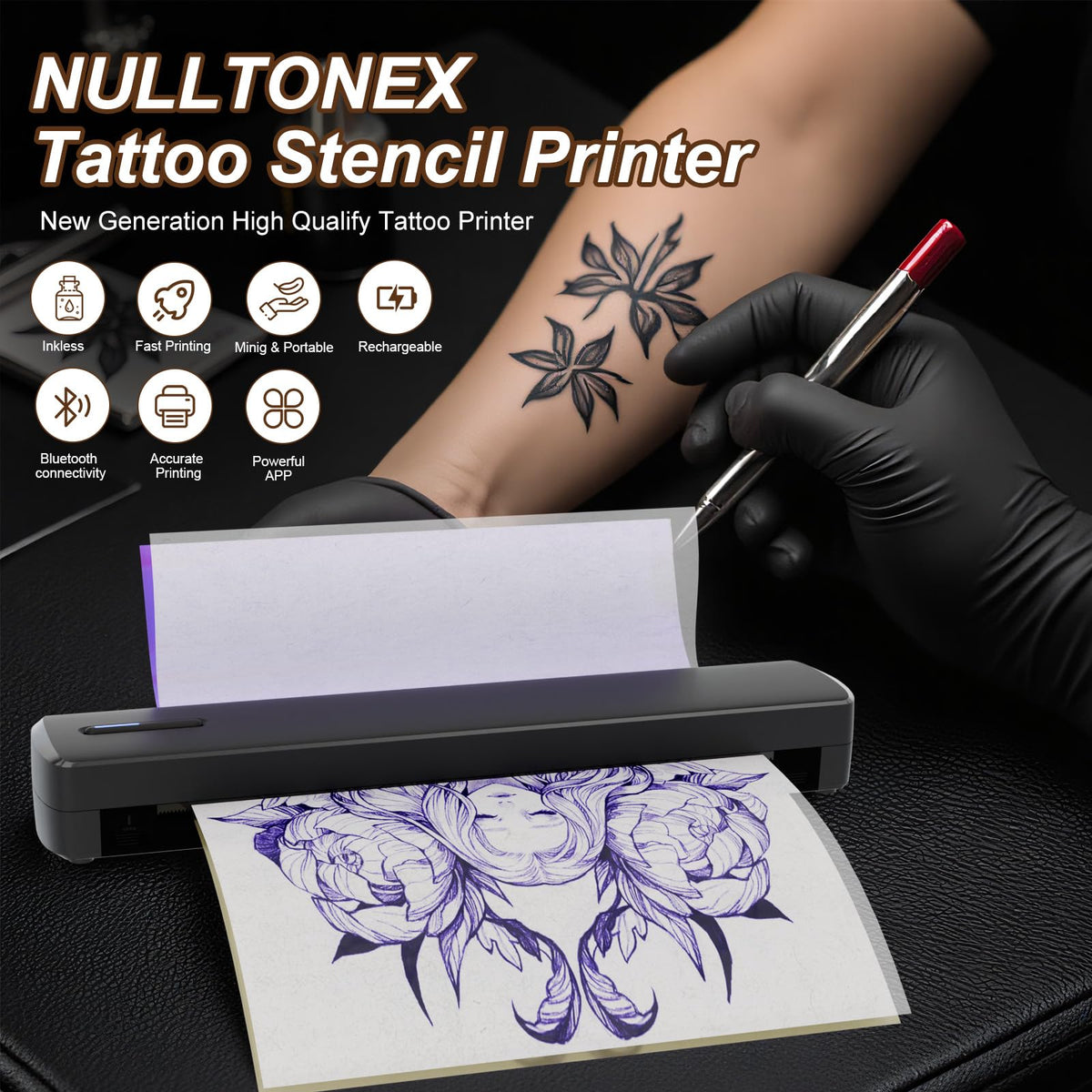 NULLTONEX side profile displaying slim form for easy transport