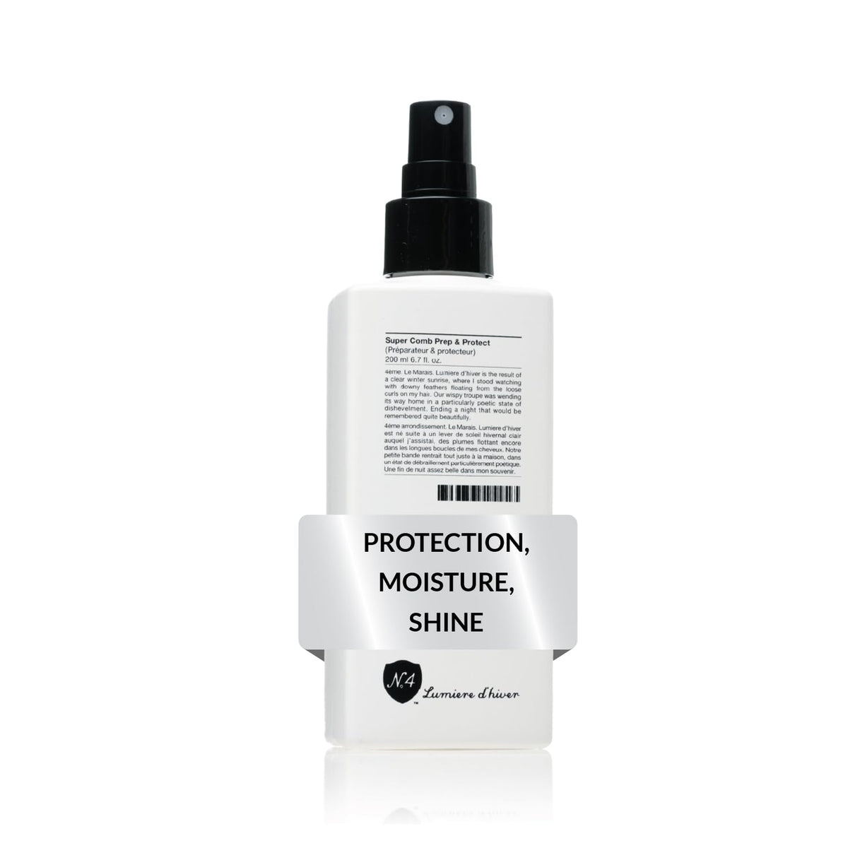 Number 4 front packaging showing product and benefit of multi-use protection