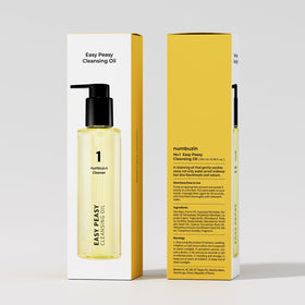 numbuzin on bathroom counter in morning routine for effortless makeup removal