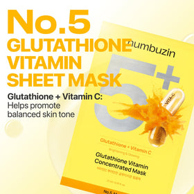 numbuzin close-up of mask texture highlighting hydrating sheet