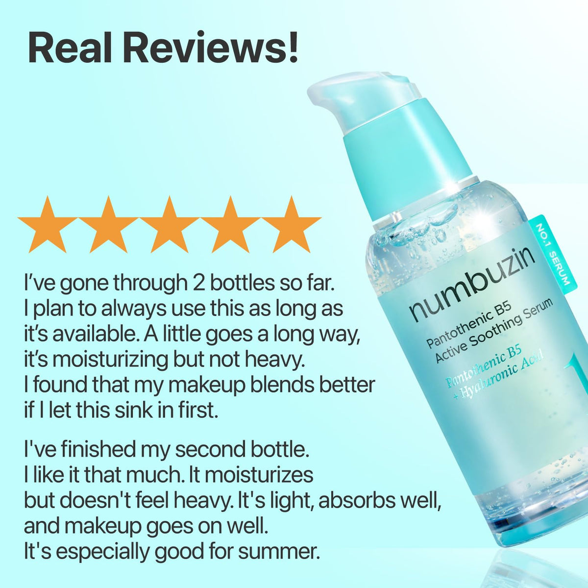 numbuzin travel size on counter emphasizing portability for routines