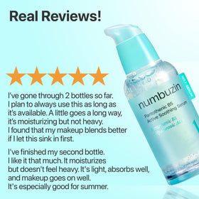 numbuzin travel size on counter emphasizing portability for routines