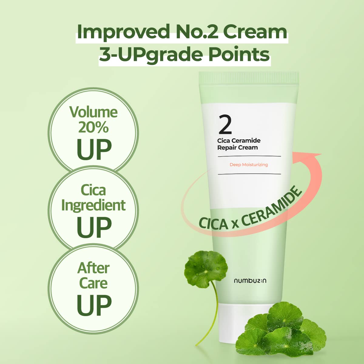 numbuzin cream on hand demonstrating spreadability and rich moisture