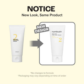 numbuzin pump and label close-up highlighting active ingredients