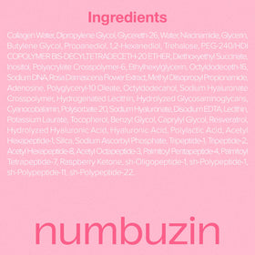 numbuzin No.2 next to coin for scale indicating compact 30ml travel-friendly size