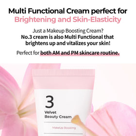 numbuzin cream on a bathroom vanity portraying everyday routine benefit