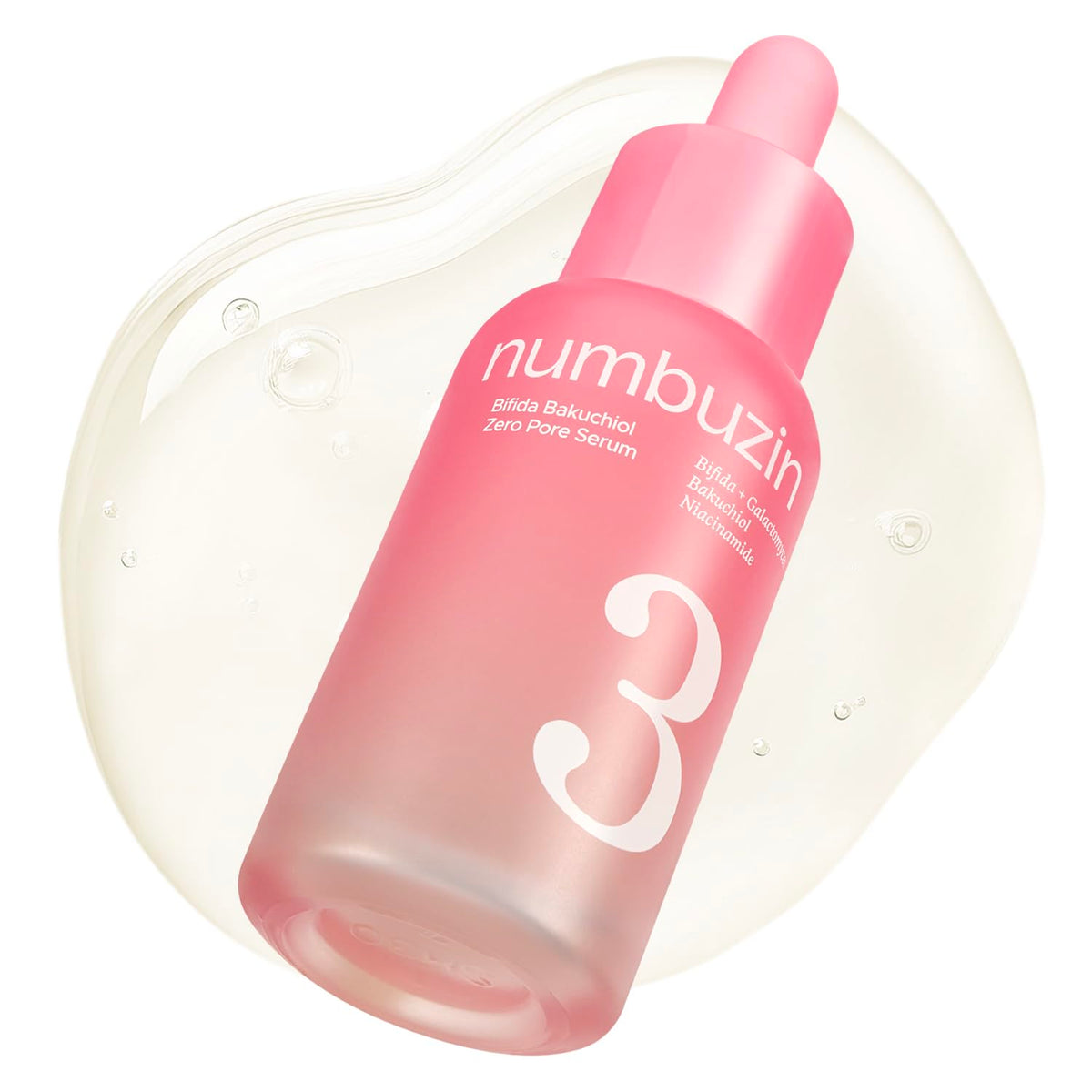 numbuzin front packaging showing clean serum bottle and label for easy identification