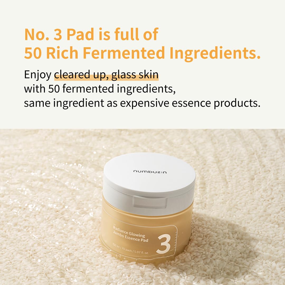 numbuzin pad held in hand showing 2.75-inch jumbo size for full-face coverage