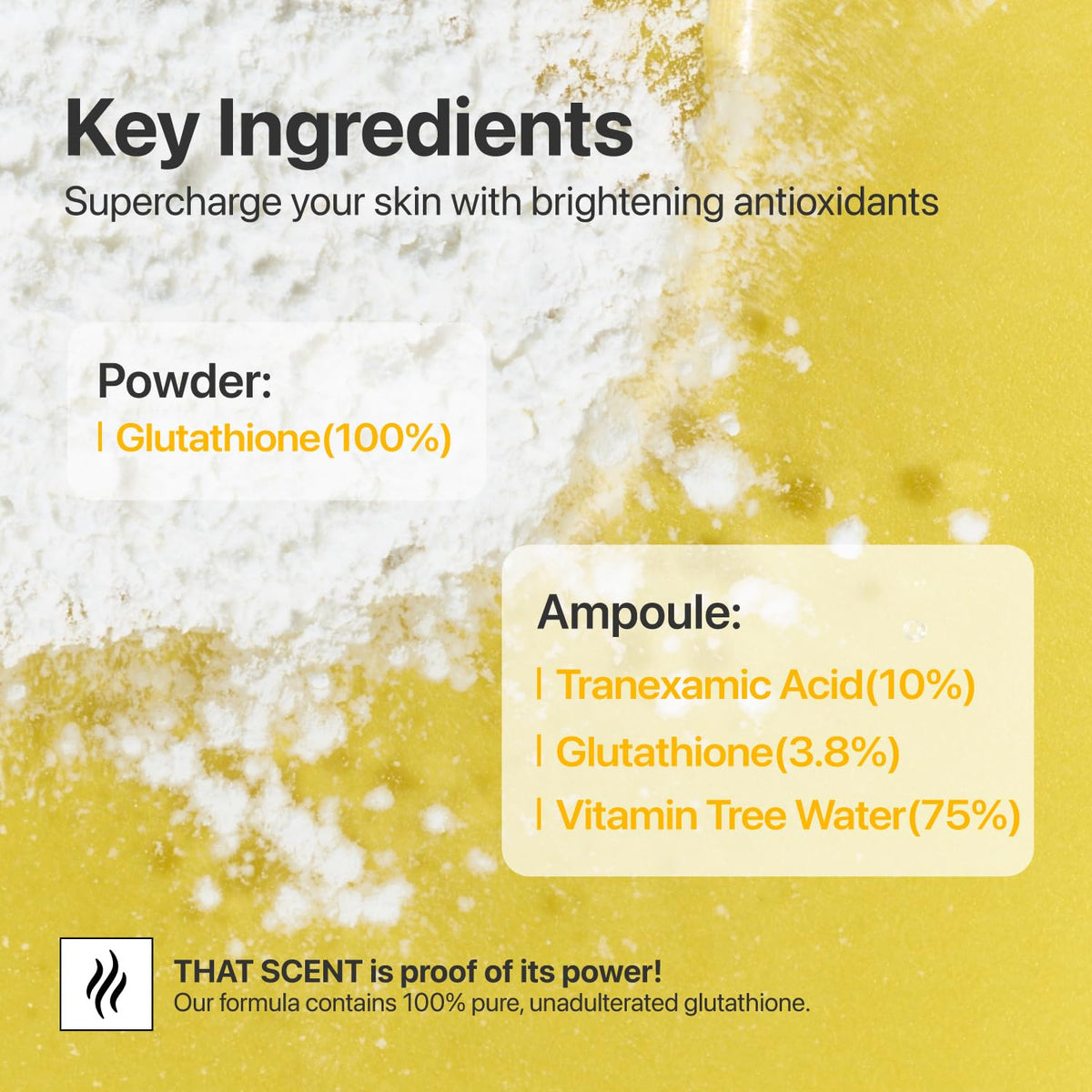 numbuzin illustrative before and after spot area for visible tone benefit