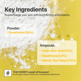 numbuzin illustrative before and after spot area for visible tone benefit